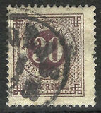 [Numerals in Circle - Different Perforation, type F19]