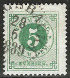 [Numerals in Circle - Blue Coach Horn on Back, type F24]