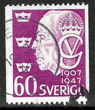 [The 40th Anniversary of the Reign of Gustav V, тып CU6]
