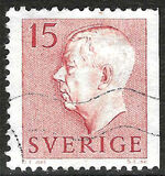 [King Gustaf VI Adolf of Sweden - New Engravement with Imprint, type EE1]
