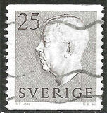 [King Gustaf VI Adolf of Sweden  - New Engravement with Imprint, tegund EE14]