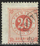[Numerals in Circle - Different Perforation, type F17]