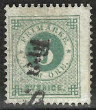 [Numerals in Circle - Different Perforation, type F13]