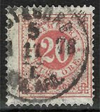 [Numerals in Circle - Different Perforation, type F17]