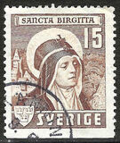[St. Bridget of Sweden - Inscription "SANCTA BIRGITTA", type BV]