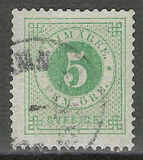 [Numerals in Circle - Different Perforation, type F13]