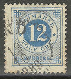 [Numerals in Circle - Different Perforation, type F16]