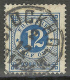 [Numerals in Circle - Different Perforation, type F16]