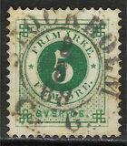 [Numerals in Circle - Blue Coach Horn on Back, type F24]