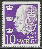[The 40th Anniversary of the Reign of Gustav V, тып CU]