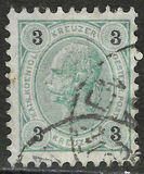 [Emperor Franz Josef I, 1830-1916 - Granite Paper. Numerals in Black, type N2]