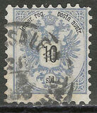 [Coat of Arms - Inscription: "Imper. reg. - posta austr.", type C4]