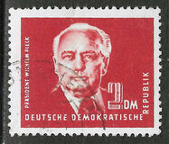 [President Wilhelm Pieck - New Watermark, type J4]