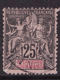 [Inscription: "NLLE CALÈDONIE et DEPENDANCES" - Colored Paper, type I7]