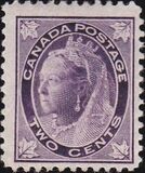 [Queen Victoria - Maple Leaf in Corners, loại P2]