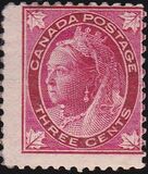 [Queen Victoria - Maple Leaf in Corners, loại P3]