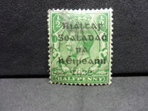 [Great Britain Stamps Overprinted in Black by Dollar Printing House Ltd. - Roman Numeral I and Long 9 in "I922",, type A]