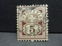 [Helvetia - Cross & Shield - Fiber Paper, प्रकार L2]