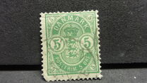 [Coat of Arms - Large Corner Numbers, type I]