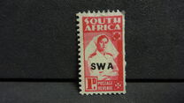 [South Africa Postage Stamps Overprinted "SWA", Scrivi BB7]