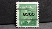 [King George VI - Inscription: "POSTES POSTAGE", Tip EJ]