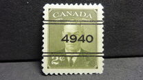 [King George VI - Inscription: "POSTES POSTAGE", Tip EK1]