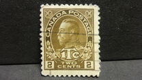[King George V in Admiral Uniform With War Tax Inscription, type AM8]