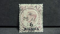 [Great Britain Postage Stamps Surcharged, Typ B6]