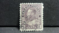 [King George V in Admiral Uniform - New Colors and Values, type AD12]