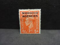 [Great Britain Postage Stamps Overprinted "MOROCCO AGENCIES" Horizontally, type P1]