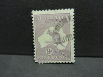 [Definitive Issues - Kangaroo and Map, type A8]