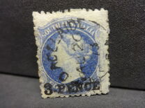 [No 23 New Colour Overprinted "3-PENCE" in Black or Red, Tipe B5]
