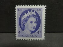 [Queen Elizabeth II - Normal Paper, See 1962 for Fluorescent Stripes, type GT3]