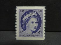 [Queen Elizabeth II - Normal Paper, See 1962 for Fluorescent Stripes, type GT3]