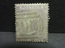 [Queen Victoria - Small White Control Letters in Corners, Tipe M]
