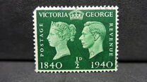 [Queen Victoria and King George VI, type CZ]