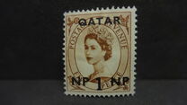 [Great Britain Postage Stamps Surcharged, type A]