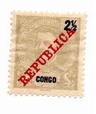 [King Carlos I Stamps of 1898-1901 & 1903 Overprinted "REPUBLICA" in Red or Blue Colour, type J]