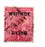 [King George V, 1865-1936 - India Postage Stamps Overprinted, type D2]