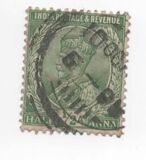 [King George V, 1865-1936 - Inscription "INDIA POSTAGE", type XBX]