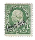 [American Occupation . American Postage Stamps Overprinted "PORTO RICO", tegund P]
