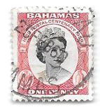 [The 100th Anniversary of 1st Bahamas Postage Stamp, Scrivi BR]