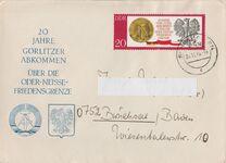 [The 20th Anniversary of the Oder-Neisse Peace Treaty, type ATS]