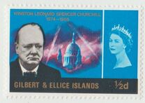 [The 1st Anniversary of the Death of Winston Churchill, 1874-1965, type R]