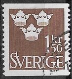 [King Gustaf VI Adolf of Sweden & Tree Crowns - New Colors and Values, type BM23]