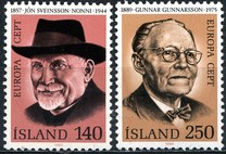 [EUROPA Stamps - Famous People, type LP]