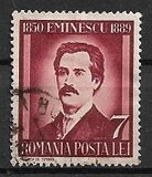 [The 50th Anniversary of the Death of Mihail Eminescu, 1850-1889, Tipo XF]