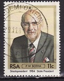 [Inauguration of President Botha, type UW]