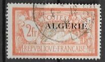 [French Postage Stamps Overprinted in Black, type B15]