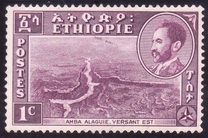 [Views with Medallion Portrait of Haile Selassie Inset, type IA]